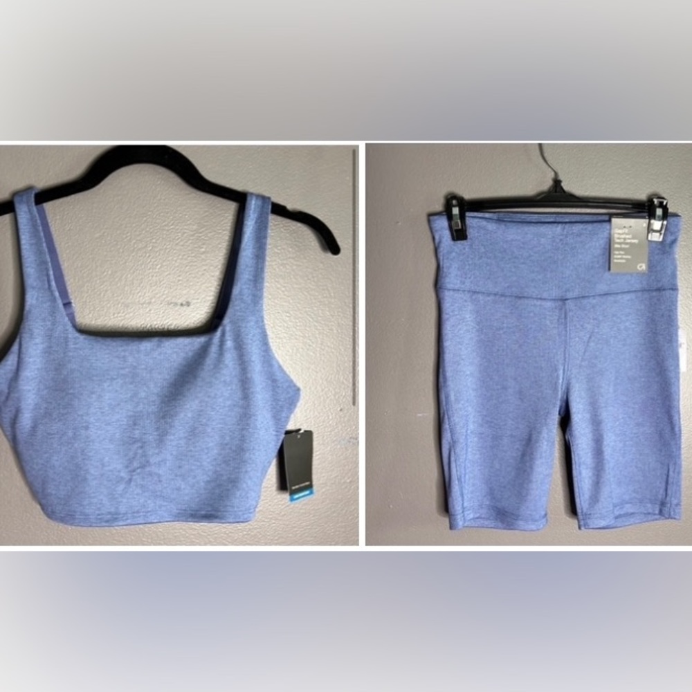 GapFit matching set - top & matching bike shorts set